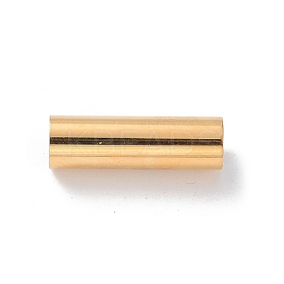304 Stainless Steel Magnetic Clasps with Glue-in Ends STAS-H187-01G-1
