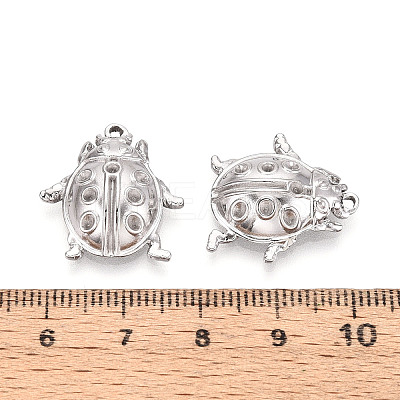 304 Stainless Steel Pendant Rhinestone Settings STAS-T067-84P-1
