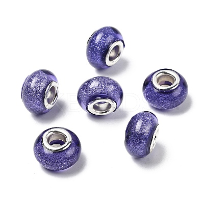 Large Hole Resin European Beads OPDL-R118-13B-1