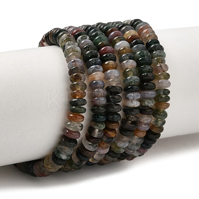 Natural Indian Agate Beads Strands G-N0173-04-2x4mm-1