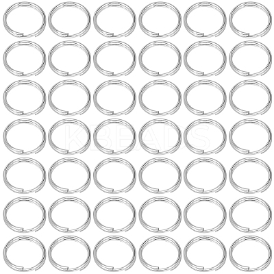 500Pcs 304 Stainless Steel Split Rings STAS-SP0001-66D-1