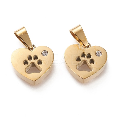 Ion Plating(IP) 304 Stainless Steel Charms STAS-YW0002-11-1