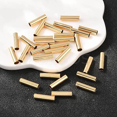 SHEGRACE Brass Tube Beads XGRPCP117-254G-1