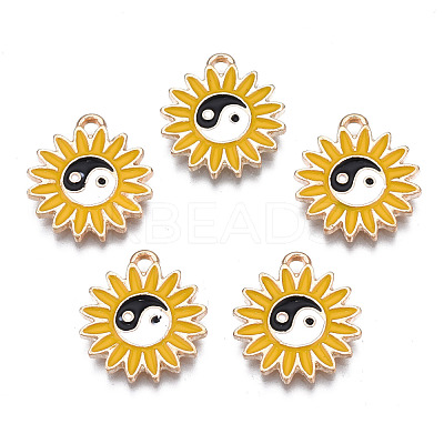 Alloy Enamel Pendants PALLOY-N153-58-1
