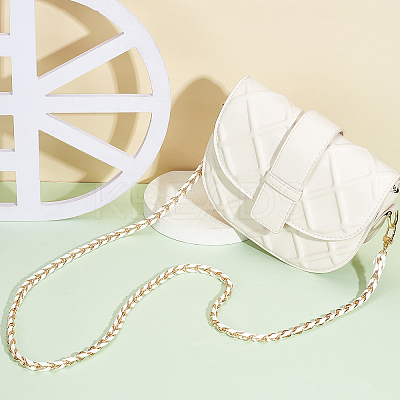 PU Leather & Alloy Bag Chain FIND-WH0040-16B-1