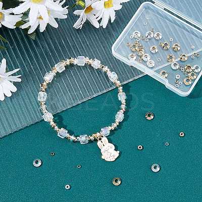 120Pcs 3 Style Brass Beads KK-FH0002-79-1