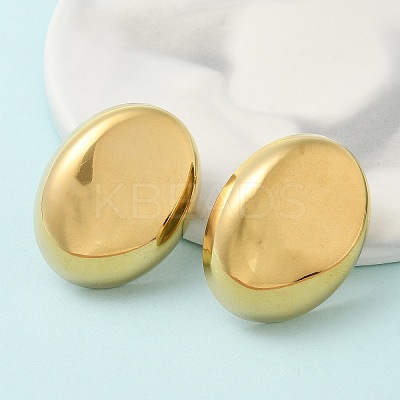 Ion Plating(IP) 304 Stainless Steel Stud Earrings for Women EJEW-M089-08G-1