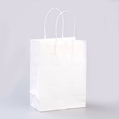 Pure Color Kraft Paper Bags AJEW-G020-C-03-1