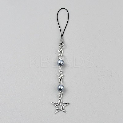Hollow Star Alloy Pendant Decorations HJEW-WH20021-05-1