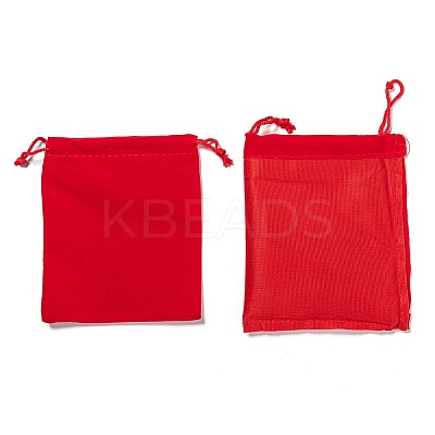 Rectangle Velvet Pouches X-TP-R002-10x12-04-1