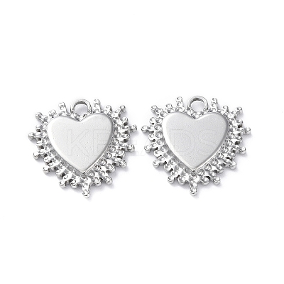 Non-Tarnish 304 Stainless Steel Pendants STAS-P324-17P-1