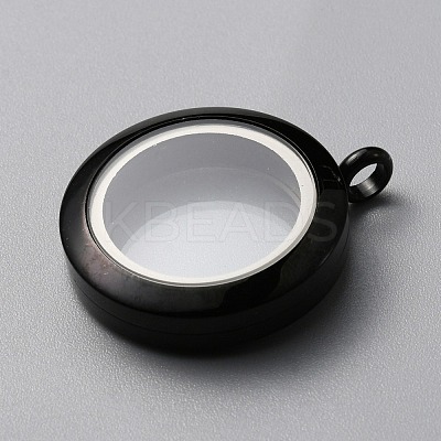 304 Stainless Steel Locket Pendants LS-FIND-WH0032-58B-EB-1