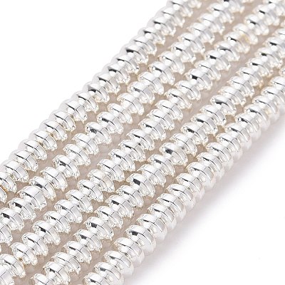 Electroplate Non-magnetic Synthetic Hematite Beads Strands G-L485-04B-S-1