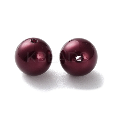 Plastic Imitation Pearl Beads FIND-M059-01C-02-1