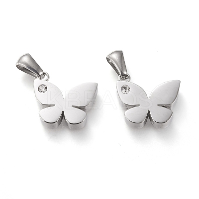 304 Stainless Steel Pendants LS-STAS-F253-18P-1