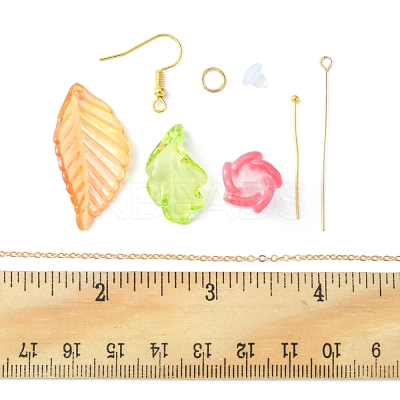DIY Tulip Earring Making Kit DIY-FS0004-16-1