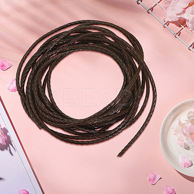 5M Round Braided Cowhide Letter Cord WL-GF0001-34A-04-1