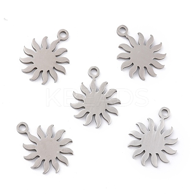 Non-Tarnish 201 Stainless Steel Pendants STAS-K003-10P-1