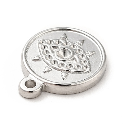 Tarnish Resistant 304 Stainless Steel Pendant Rhinestone Settings STAS-P312-13P-1