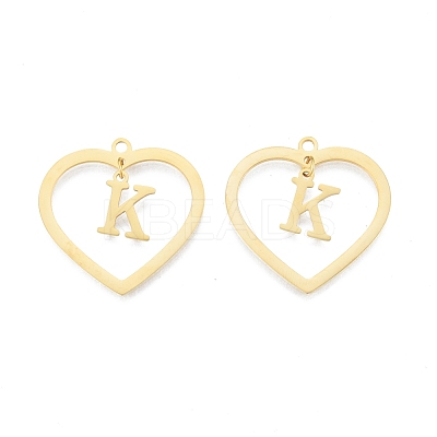 201 Stainless Steel Pendants STAS-N090-LA894-K-G-1