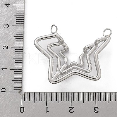 304 Stainless Steel Pendants STAS-L281-009P-1
