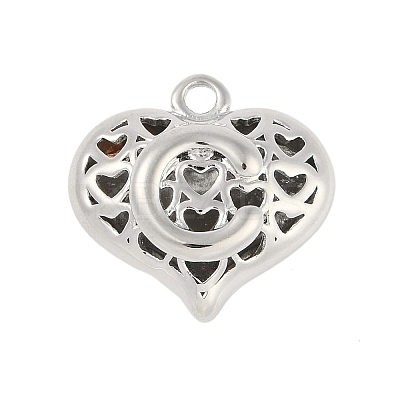 Hollow Brass Pendants for Valentine's Day KK-M289-03C-P-1