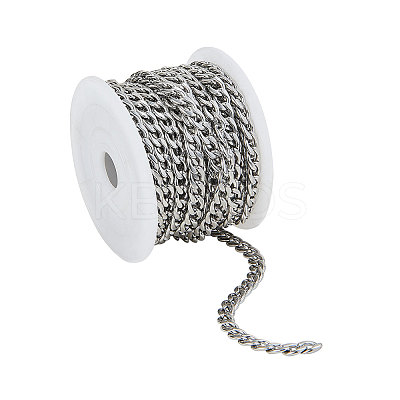 304 Stainless Steel Curb Chains CHS-CJ0001-14P-1
