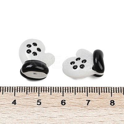 Baking Paint Glass Enamel Beads LAMP-R004-07I-1