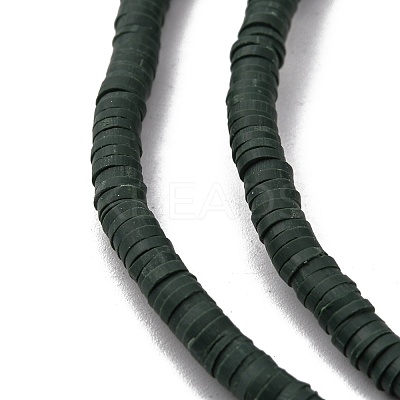 Handmade Polymer Clay Beads Strands CLAY-R089-4mm-Q081-1