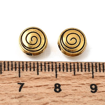 Tibetan Style Alloy Beads AL-CBA3B63-12AG-1