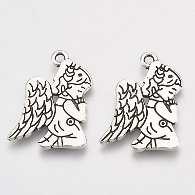 Tibetan Style Alloy Pendants TIBE-S314-10AS-LF-1