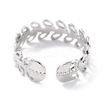 Tarnish Resistant 304 Stainless Steel Finger Rings RJEW-L102-32P-1