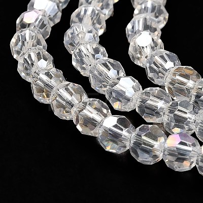 Transparent Glass Beads LS-EGLA-A035-T4mm-B19-1