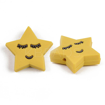 Food Grade Eco-Friendly Silicone Focal Beads SIL-N002-05H-1