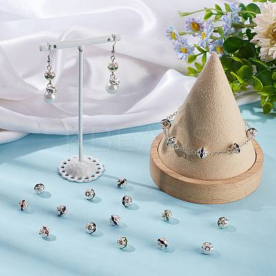 Alloy Rhinestone Beads RB-SC0001-17A-1