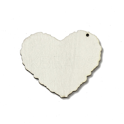 Rainbow/Pride Flag Theme Single Printed Aspen Wood Pendants WOOD-G014-21-1
