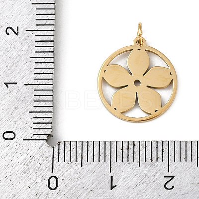 304 Stainless Steel Enamel Pendants STAS-Z143-09G-1