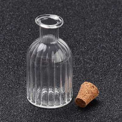 Glass Cork Bottles AJEW-O032-07-1