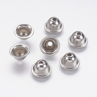 Tarnish Resistant 304 Stainless Steel Bead Caps LS-STAS-P168-05P-1