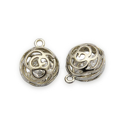 Brass Ball Pendants KK-J186-43MP-1