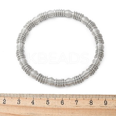 304 Stainless Steel Stretch Bangles for Women LS-BJEW-P315-02B-P-1