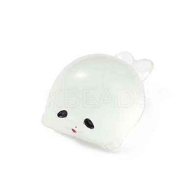 Luminous Resin Sea Animals Display Decoration DJEW-R007-02C-1