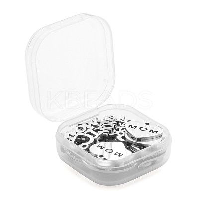 Non-Tarnish 30Pcs 5 Style Mother's Day Theme STAS-LS0001-85-1