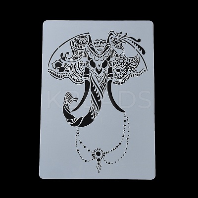 Plastic Hollow Out Drawing Painting Stencils Templates DIY-Z024-01D-1