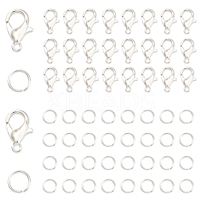 200Pcs Zinc Alloy Lobster Claw Clasps DIY-YW0010-31-1