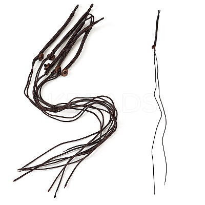 5Pcs Braided Polyester Nylon Mobile Phone Making Cord Loops FIND-TA0008-45A-1