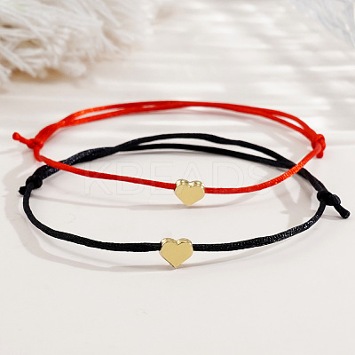 Adjustable Fibre Cord Bracelets RV4258-1-1