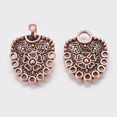 Eco-Friendly Zinc Alloy Hook Clasps PALLOY-WH0031-02R-1