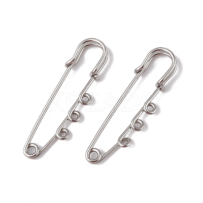 Tarnish Resistant 304 Stainless Steel Safety Pins Brooch Findings LS-STAS-I673-06P-1