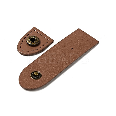 Arch Cowhide Leather Sew on Purse Clasps FIND-D027-04C-1